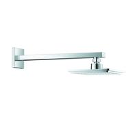 GROHE Douche à effet de pluie Euphoria Cube 15,2x15,2cm carrée StarLight Chrome 26073000, bras 286mm