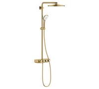 Grohe Euphoria ensemble de douche mural avec thermostat oui Brushed Cool Sunrise 26507GN0