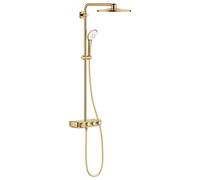 Grohe Euphoria ensemble de douche mural avec thermostat oui doré 26507GL0