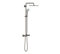 Grohe Euphoria - Set de douche 310 avec mitigeur thermostatique en applique, graphite foncé brossé 26075AL0