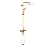 Grohe Euphoria - Set de douche 310 avec thermostat, 3 jets, Cool Sunrise brossé 26075GN0