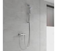 GROHE Ensemble de douche mural Euphoria 110 Mono Chrome StarLight 1 jet barre 60 cm 27266001