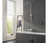 Grohe Euphoria SmartControl Colonne de douche en applique avec bec déverseur, Mitigeur thermostatique, 26510000,