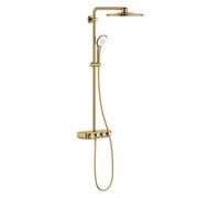 Grohe Euphoria SmartControl - Set de douche 310 Duo avec thermostat, 3 jets, Cool Sunrise brossé 26507GN0