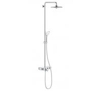 GROHE Ensemble de douche mural Euphoria avec thermostat StarLight Chrome 26510000
