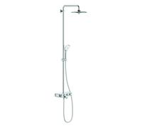 GROHE Ensemble de douche mural Euphoria avec thermostat StarLight Chrome 26510000