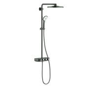 Grohe Euphoria SmartControl System 310 Duo, système de douche avec mitigeur thermostatique, mural, chromé, 26507AL0, Couleur: graphite dur brossé