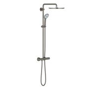Grohe Euphoria System 310 ensemble de douche pluie apparent - thermostatique - douche de tête Ø 31 cm - douchette - anthracite brossé 26075al0