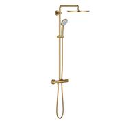 Grohe Ensemble de douche mural Euphoria avec thermostat Brushed Cool Sunrise 26075GN0