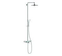 GROHE Ensemble de douche mural Euphoria avec thermostat StarLight Chrome 26510000