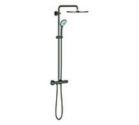 GROHE Euphoria XXL Colonne de douche avec robinet thermostatique et douche de tête Rainshower Cosmo 310 et douchette Brushed Hard graphite brossé (anthracite) 26075al0