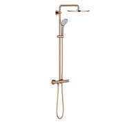 GROHE Euphoria XXL Colonne de douche avec robinet thermostatique et douche de tête Rainshower Cosmo 310 et douchette Warm sunset brillant (cuivre) 26075da0
