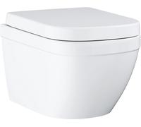 Grohe Euro Ceramic cuvette wc avec abattant à descente lente suspendue oui oui blanc 39693000