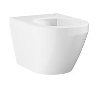 GROHE Cuvette WC suspendue Euro Ceramic 102486SH00 compacte, sans bride, Triple Vortex, blanc alpin