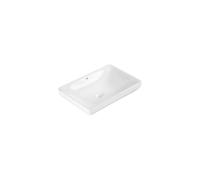 Grohe Euro Ceramic - Lavabo 60x40 cm, sans trop-plein, sans trou pour robinetterie, blanc alpin 102434SH00
