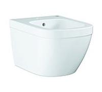 Grohe Euro Céramique suspendu 39208000 blanc alpin, 1 trou pour robinet avec trop-plein