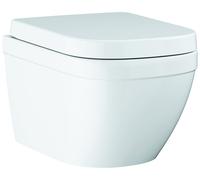 Grohe Euro Ensemble de WC suspendu à chasse d'eau profonde sans bord de chasse, sortie horizontale, 39554000