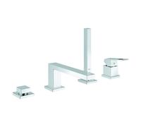 Grohe Eurocube - Mitigeur de baignoire sur bord de baignoire, 4 trous, chrome 19897001