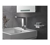 Grohe Eurocube E chromé, avec mélange, limiteur de température