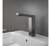 Grohe Eurocube E - Mitigeur de lavabo électronique infrarouge avec mélangeur, Hard Graphite brossé 36441AL0