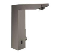 Grohe Eurocube E - Mitigeur de lavabo électronique infrarouge avec mélangeur, Hard Graphite brossé 36441AL0