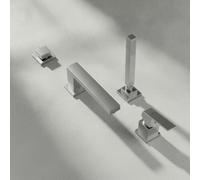 Grohe Eurocube Façade pour combiné monocommande 4 trous montage avec ou sans châ