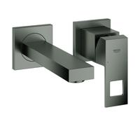 Grohe Eurocube Mélangeur lavabo 2 trous, montage encastré, saillie 171mm, 19895AL0, Couleur: graphite dur brossé