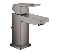 Grohe Eurocube Mitigeur monocommandé pour lavabo, S-Size, vidage à tirette, saillie 99mm, 23127AL0, Couleur: graphite dur brossé