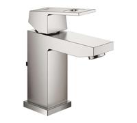 GROHE - Mitigeur de lavabo Eurocube 23127DC0 - S-Size, supersteel, avec vidage