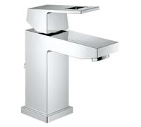 GROHE Mitigeur de lavabo sur pied Eurocube 2312700E – EcoJoy, garniture de vidage, StarLight Chrome