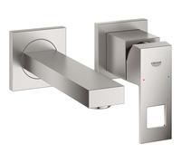 Grohe Eurocube - Mitigeur de lavabo encastré, installation 2 trous, supersteel 19895DC0