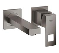 Grohe Eurocube - Mitigeur de lavabo encastré, installation à 2 trous, Hard Graphite brossé 19895AL0