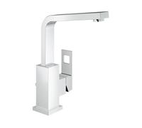 Grohe Eurocube Mitigeur monocommandé pour lavabo, L-Size, vidage à tirette, orientable, saillie 150mm, 2313500E, Couleur: chrome
