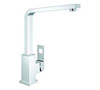 GROHE Mitigeur de cuisine Eurocube 31255000 – sur pied, monocommandé, StarLight Chrome