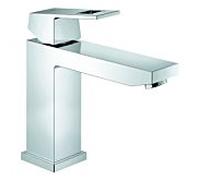 Grohe Eurocube mitigeur lavabo 23446000 chromé , sans jeu de déchets, hauteur moyenne