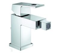 Grohe Eurocube mitigeur monocommandé pour bidet, vidage à tirette, saillie 112mm, chrome, 23138000