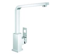 GROHE Mitigeur de cuisine Eurocube 31255000 – sur pied, monocommandé, StarLight Chrome