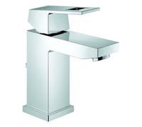Grohe Eurocube Mitigeur monocommandé pour lavabo, S-Size, vidage à tirette, bec 98mm, EcoMode, chrome, 2339000E