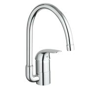 GROHE Euroeco 32752000 Mitigeur monocommande pour évier Chromé 1,27 cm