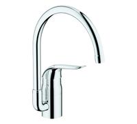 Grohe Euroeco Special Mitigeur monocommandé pour évier, saillie 223mm, orientable, 32786000