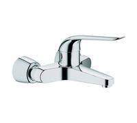GROHE Mitigeur de lavabo mural Euroeco Special StarLight Chrome saillie 220 mm 32779000