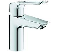 Grohe Eurosmart Mitigeur monocommandé pour lavabo, S-Size, saillie 119mm, vidage Push-Open, manette ouverte, 23980003