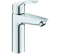 Grohe Eurosmart Mitigeur monocommandé pour lavabo, M-Size, saillie 121mm, vidage Push-Open, sécurité anti-brûlure thermique, 23989003