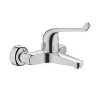 GROHE 32795000 Euroéco Séquentiel Mitigeur lavabo mural Argent