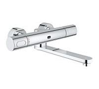 GROHE 36332000 Eurosmart Cosmopolitan E Mitigeur thermostatique lavabo infrarouge à pile Argent