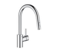 Grohe Eurosmart Cosmopolitan Mitigeur de cuisine pivotant, avec douchette extractible, 31481001,