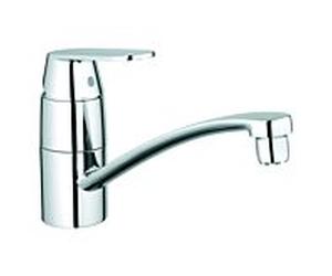 Grohe Eurosmart mélangeur de cuisine 31179000 Cosmopolitan, chrome, basse pression, pivotant