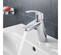 Grohe Eurosmart mitigeur lavabo chromé , Taille M, avec garniture de vidage 23322001