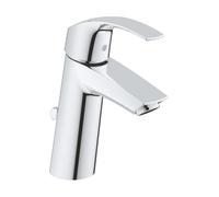 Grohe Eurosmart Standard Mitigeur monocommandé pour lavabo, M-Size, saillie 110mm, vidage à tirette, 23322001