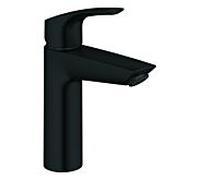 Grohe Eurosmart mitigeur monocommandé pour lavabo, M-Size, saillie 121mm, sans garniture de vidage, 233242433, Couleur: noir mat